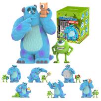 TOP ŽAISLAS Disney Monstrai, Inc.. „Darbo dienoraštis“ serija [1 vnt.] Gachapon aklas dėžutės personažas Plastikinis modelis Premium žaislas Disney Pixar Sully & Mike personažai blue