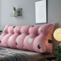 Šiuolaikinė prie lovos didelė trikampė pagalvėlė Miela juosmens atrama pagalvės pagalvė atlošas Minkšta sofa pagalvėlė grindų pagalvėlė 60X20X50cm gray