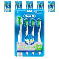 Oral-B Cross Action Green Tea 35-bristle toothbrush, 3 packs, 6 pieces blue