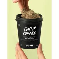 Lush Cup O' Coffee 325g face mask coffee pack, 1 pack, 1 pack black