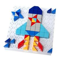 Happy Town Toy Brix Puzzle korea 3d Puzzle blue