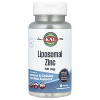 KAL, liposomal zinc, high potency, 30 mg, 30 vegetable capsules