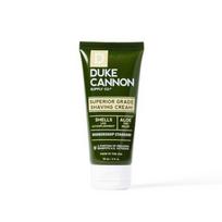 Duke Canon aukščiausios kokybės skutimosi kremas Barzdaskučio formulė su alaviju, taukmedžio sviestu, makadamijų riešutų aliejumi 2 oz. black