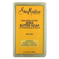 SheaMoisture, Raw Shea Butter Bar Soap, Frankincense and Myrrh, 8 oz (227 g) beige