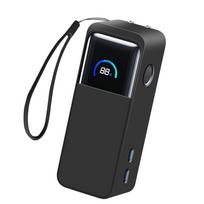 Anker Prime Power Bank dėklas Minkštas silikoninis Smūgių sugėrimas Apsauga nuo pametimo Vandeniui atsparus Apsauga nuo dulkių Lengvas Sportiškas Šaunus dizainas Plonas Minkštas dėklas juoda