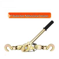 Multifunctional Hand Crank Wire Rope Puller red