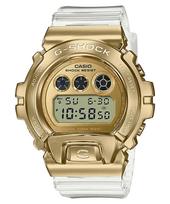 CASIO Casio laikrodis, skaitmeninis sportinis metalinis skeletas, skaidrus G-SHOCK G-Shock vyriškas moteriškas GM-6900SG-9 [Prekė] beige