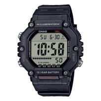 Casio Vyriškas Dervos 100M Atsparus Vandeniui Žadintuvas Kvarcinis Laikrodis AE-1600H-1AV juoda