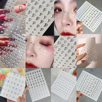 BLOWFISH FUGUMakeup Kubinis lipdukas Veidui Kubinis lipdukas Perlas Kubinis lipdukas, 10 vienetų gray