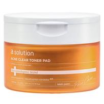 A-solution Acne Clear Houttuynia cordata toner pad 200ml, 70 pieces, 1 piece brown