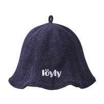 Loyly Sauna Towel Double Sauna Sauna Loyly [loyly] Hat, Men's, Women's, Fabric, Layered, Washable, Goods, Hat, Cute, Stylish, (Navy) tamsiai mėlyna