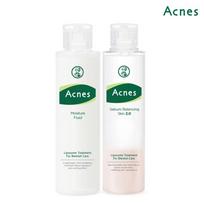 Acnes Sebum Balancing Skin 200ml + Moisture Fluid 150ml, 1 piece white