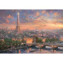 2000 piece jigsaw puzzle - Paris, the city of love, popular Korean puzzle beige