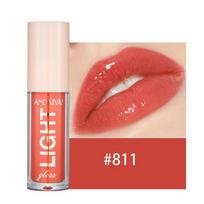 Mirror Pearl Lip Gloss Waterproof Lasting Moisturizing Glitter Glaze Women Shimmer Plumping Makeup Cosmetics 12 Colors, 11, 11 11, 1 Piece red