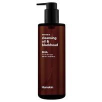 Hanskin Cleansing Oil & Blackhead AHA for dry skin 300ml, BHA for oily skin 300ml black