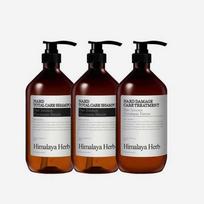 Bouquet Garni Himalayan Herb Nard Total Care Shampoo Signature Scent 1000ml x 2 + Treatment x 1 black