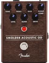 Fender Smolder Akustinis Overdrive Gitaros Pedalas black