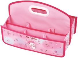 Skater Portable Storage Box with Sanrio My Melody Love Love Small Item Storage Organizer ZBX1-A Handle, Kyun, Box, pink
