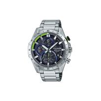 CASIO Men EDIFICE Blue Watch EFR-571AT-1A EFR-571AT-1A Silver Strap gray