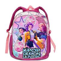Vaikų Kpop Demono Medžiotojo Vienas Kostiumas Mergaitėms Rožinis/Raudonas 12-inch Pink Bag