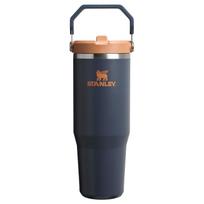 Stanley 1913 Iceflow Flip Straw Vacuum Insulated 30 oz L 2.0 Tumbler, Twilight, / 0.89 gray