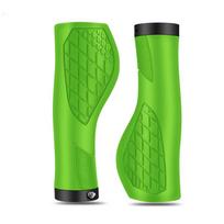 GEETHA Mountain Bike Shock-Absorbing Handlebar Grips Large (Pack of 3) green