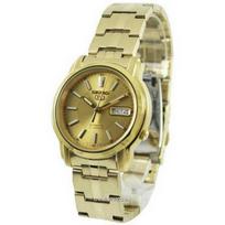 Seiko 5 Automatic 21 akmuo SNKL86 SNKL86K1 SNKL86K vyriškas laikrodis auksas
