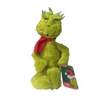 Grinčas: minkštas žaislas su šaliku – 30 cm