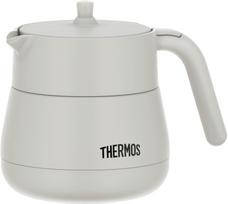 Termosas vakuuminis arbatinukas su sieteliu, 450ml, šviesiai pilkas, TTE-450 LGY white
