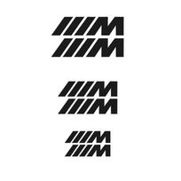 Sticker Brake Caliper Sticker Label BMW MLogo WE39 Personalized Modification Decorative Sticker For M Performance BMW F20 F40 F22 F30 6pc gray