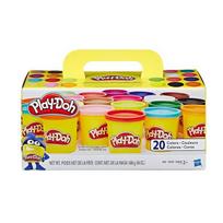 Hasbro Play-Doh Classic Colordough 20 pakelių, atsitiktinis pristatymas, 2087 g, Korėjos žaislų reikmenys yellow