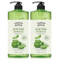 Karibų paplūdimys Didelės talpos raminamasis gelis su alaviju 1000 ml, 2 vnt. beige