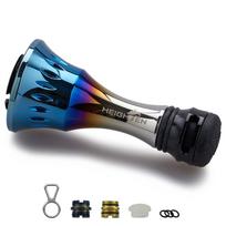 HEIGHTEN 38 mm ritės stovas SHIMANO DAIWA verpimo ritės bendro naudojimo 4,8 g kablio laikiklio linijos kamštis (Juoda) (467) black