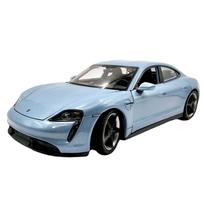 Welly Porsche Taycan Diecast Model Car 1:24 Scale gray