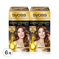 Syos Oleo Cream 1B Hair Dye, 1B Crystal Beige, 6 pcs. black