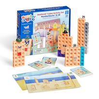 „Numberblocks MathLink“ kubeliai, skaičių blokai, 255 kubeliai, matematikos žaislai su japonų kalbos vadovu, originalus produktas 21-30 96321-J beige