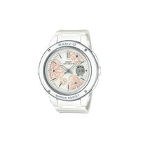 Casio BABY-G theme series 100 meters waterproof quartz movement resin strap Japanese and Korean watch women's watch white dial BGA-150FL-7A balta