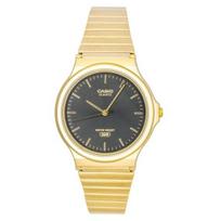 Casio Analog Resin Strap Black Dial Quartz MQ-24GA-1A Unisex Watch juoda