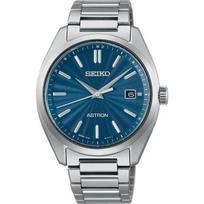 Seiko vyriškas SBXY031 (ASTRON ORIGIN saulės radijo bangomis valdoma metalinė juosta vyrams) Apvalus laikrodis sidabrinis