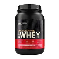 Gold Standard 100% Whey Protein Powder Drink Mix Delicious Strawberry 29 Servings, 2 lb
