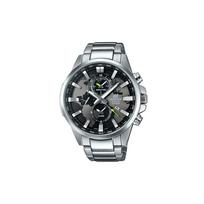 Casio EDIFICE Creative Earth Vandeniui atsparus Kvarcinis Mechanizmas Nerūdijančio Plieno Apyrankė Japonijos ir Korėjos Laikrodis Vyriškas Laikrodis Juodas Ciferblatas EFR-303D-1AVUPR juoda