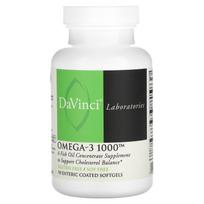 DaVinci Laboratories of Vermont, Omega-3 1000, 90 enteric-coated softgels