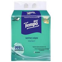 Tempo Sterilizing Hygienic Wet Wipes blue