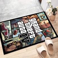 GTA Polyester Carpet, Soft Indoor Mat for Office Chair, Living Room, Computer Desk - Decorative Home Office Rug Design 80cmx120cm gray
