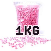 Art Box/Claypia Deform Block 8mm, apie 5 600 vienetų, 1 kg didelė talpa, pasirinkimas pagal spalvą pink