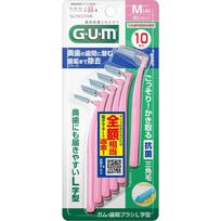 Sunstar GUM. Kramtomoji guma ir tarpdančių šepetėlis L formos M Dantų priežiūra (tarpdančių valikliai) Lėtai įkiškite šepetėlio galiuką tiesiai į tarpdantį