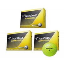 Bridgestone golfo kamuoliukai Tour Stage Extra Distance 3 tuzinai (36 kamuoliukai) + Arbatos rinkinys… (Geltona) black