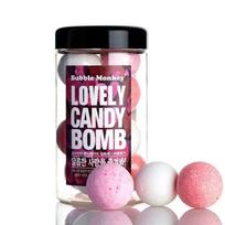 Bubble Monkey Mielas Saldainių Bomba Putų Vonios Vonios Bomba 30gx10vnt black