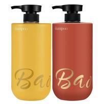Laon Baobab 1+1 Premium Glycine Damaged Hair Protein Oily Scalp Cooling, 1 Floral Musk Fragrance + 1 Grapefruit Fragrance, 2 Pieces, 930ml yellow
