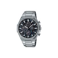 Casio Edifice Bluetooth Saulės energija Veikiantis Klasikinis Trys Ciferblatai Šeši Rodykliniai Kvarcinis Laikrodis Vyriški laikrodžiai Juodas EQB-1100YD-1APR Black Dial black